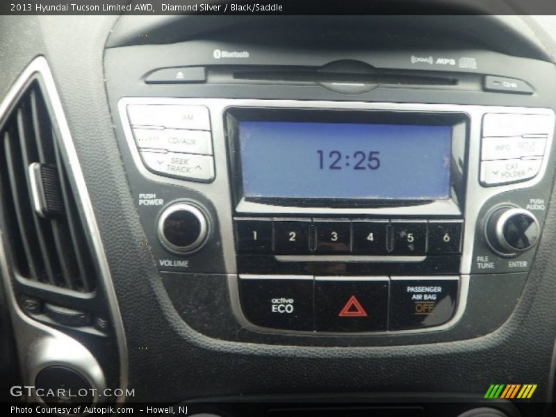 Diamond Silver / Black/Saddle 2013 Hyundai Tucson Limited AWD