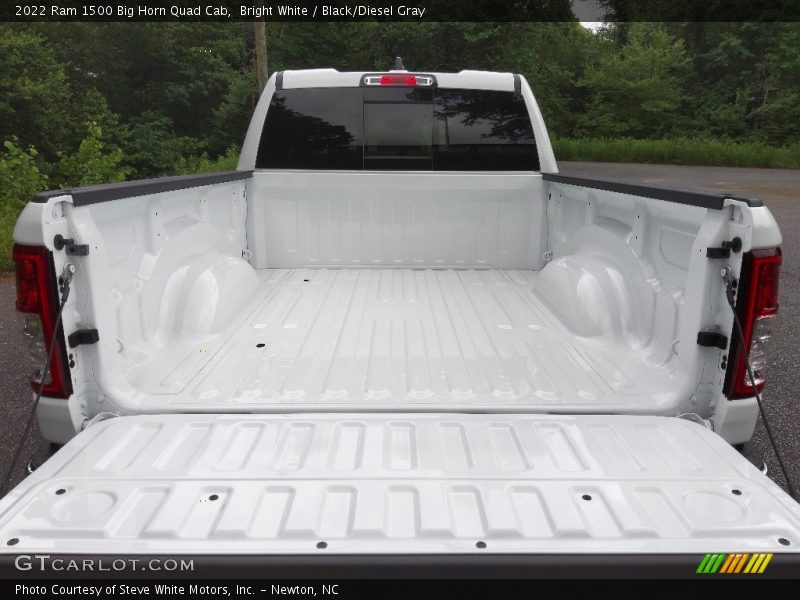 Bright White / Black/Diesel Gray 2022 Ram 1500 Big Horn Quad Cab