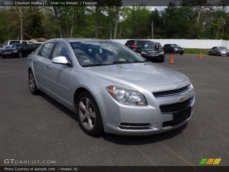 Silver Ice Metallic / Titanium 2012 Chevrolet Malibu LT