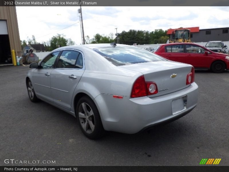 Silver Ice Metallic / Titanium 2012 Chevrolet Malibu LT