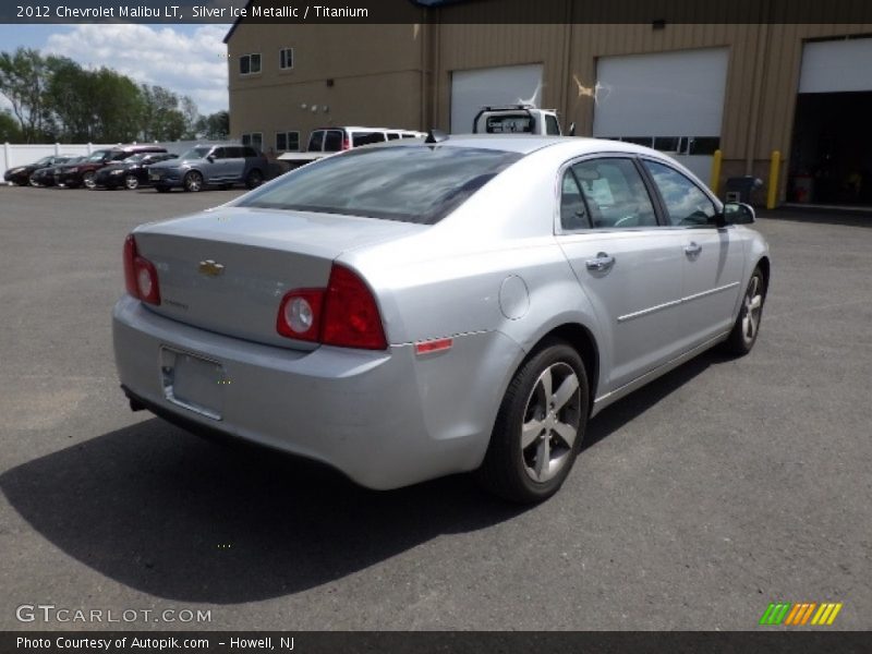 Silver Ice Metallic / Titanium 2012 Chevrolet Malibu LT