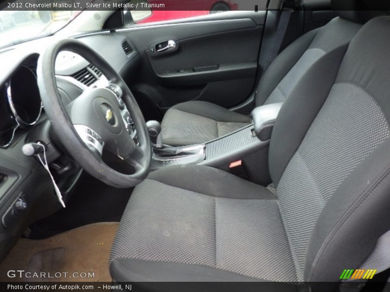 Silver Ice Metallic / Titanium 2012 Chevrolet Malibu LT