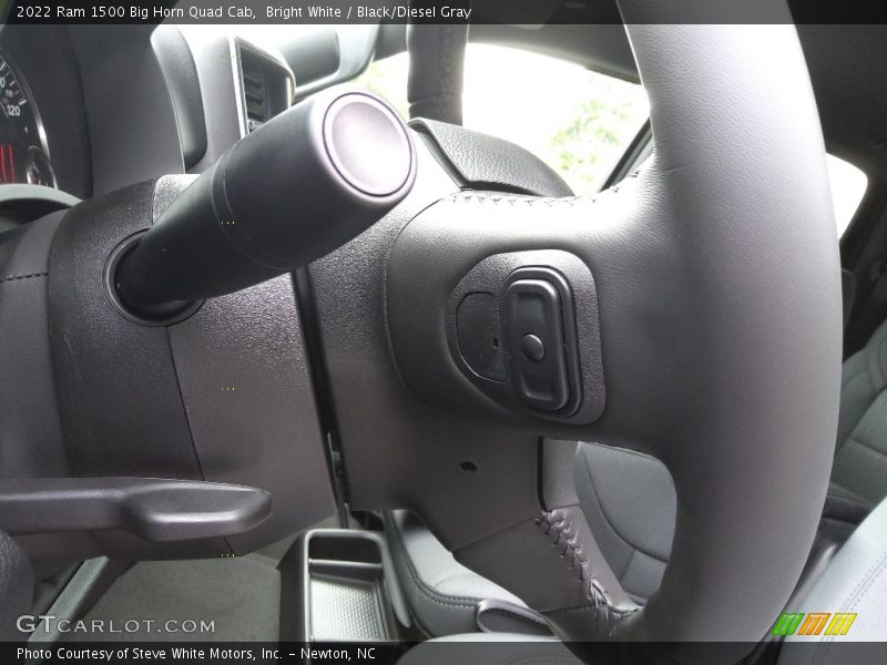 Bright White / Black/Diesel Gray 2022 Ram 1500 Big Horn Quad Cab