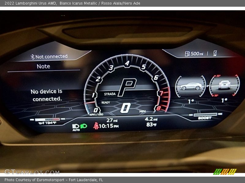  2022 Urus AWD AWD Gauges