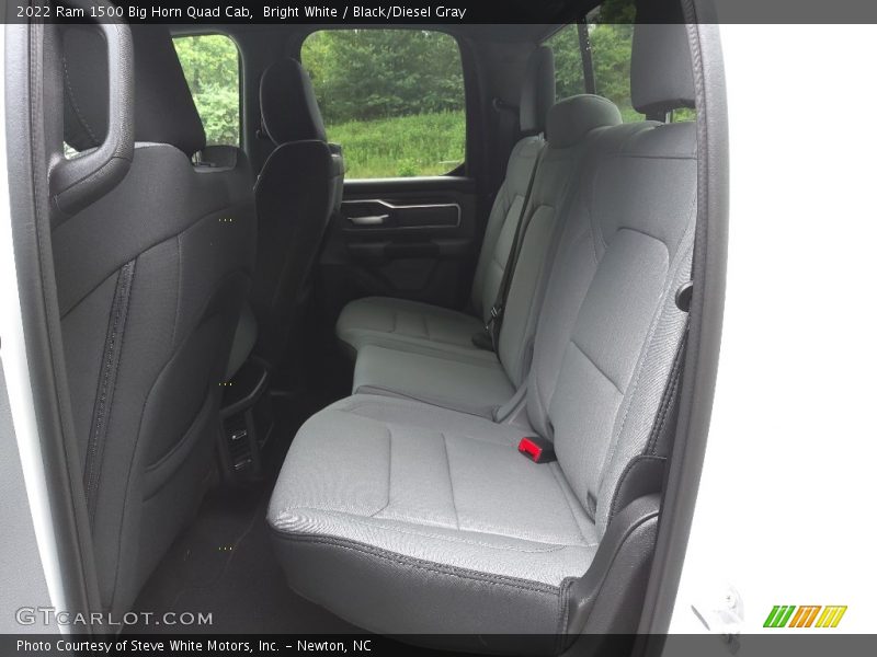 Rear Seat of 2022 1500 Big Horn Quad Cab