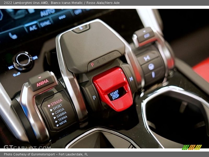 Controls of 2022 Urus AWD