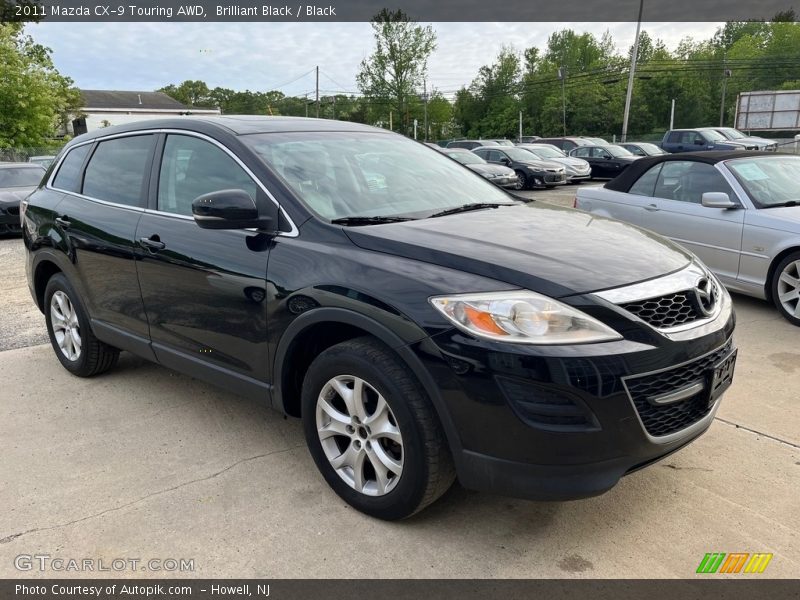 Brilliant Black / Black 2011 Mazda CX-9 Touring AWD