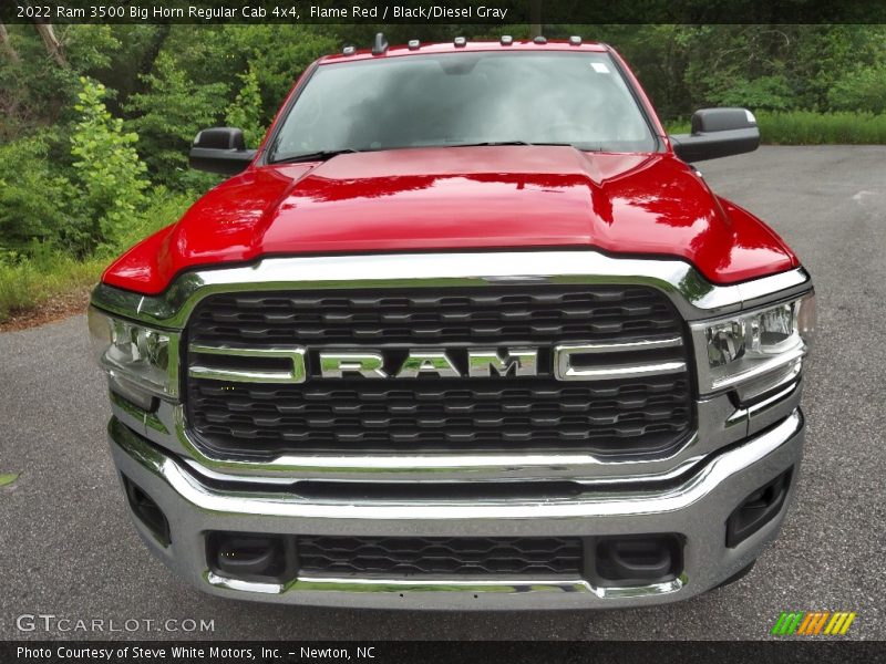 Flame Red / Black/Diesel Gray 2022 Ram 3500 Big Horn Regular Cab 4x4