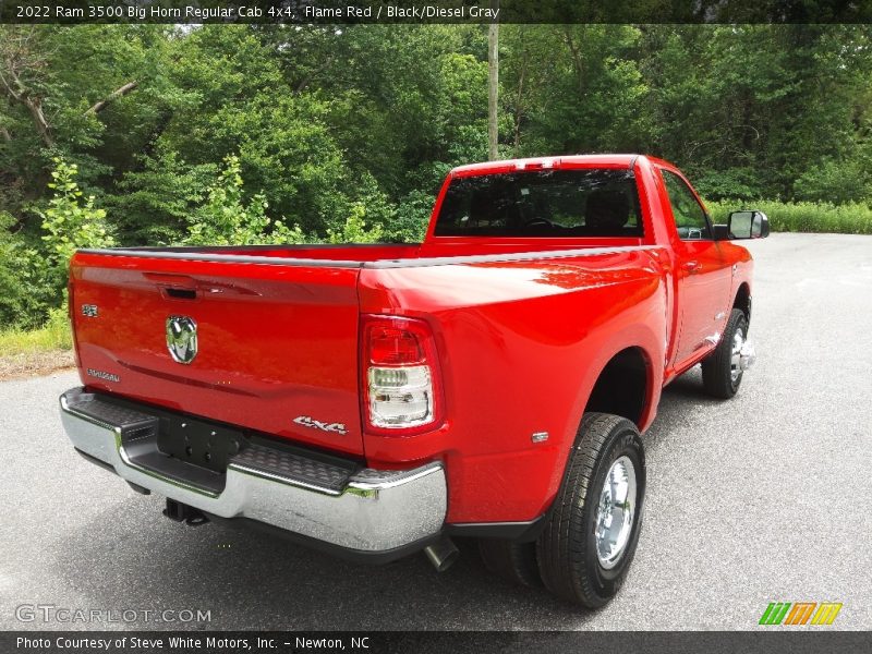 Flame Red / Black/Diesel Gray 2022 Ram 3500 Big Horn Regular Cab 4x4