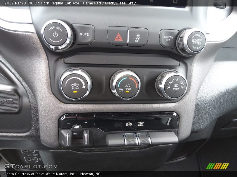 Controls of 2022 3500 Big Horn Regular Cab 4x4