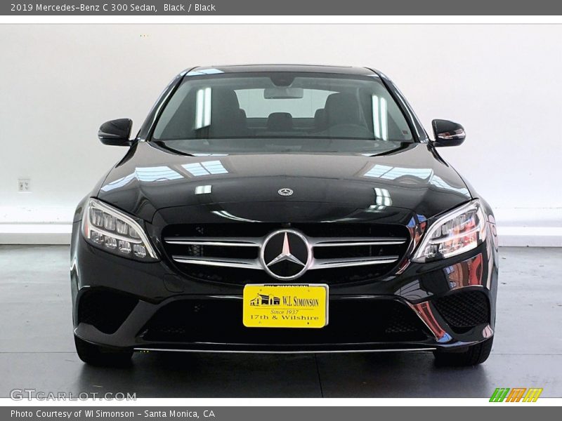 Black / Black 2019 Mercedes-Benz C 300 Sedan