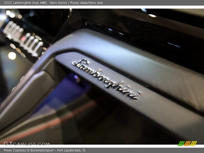 Nero Noctis / Rosso Alala/Nero Ade 2022 Lamborghini Urus AWD