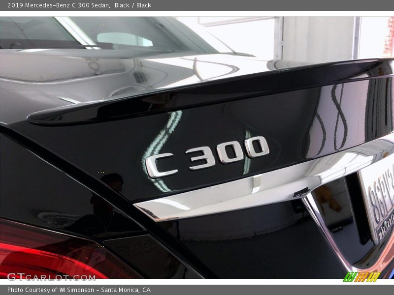 Black / Black 2019 Mercedes-Benz C 300 Sedan
