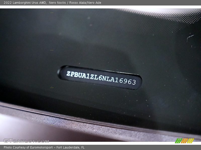 Nero Noctis / Rosso Alala/Nero Ade 2022 Lamborghini Urus AWD