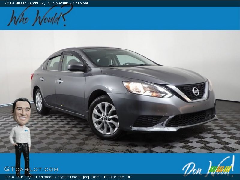 Gun Metallic / Charcoal 2019 Nissan Sentra SV