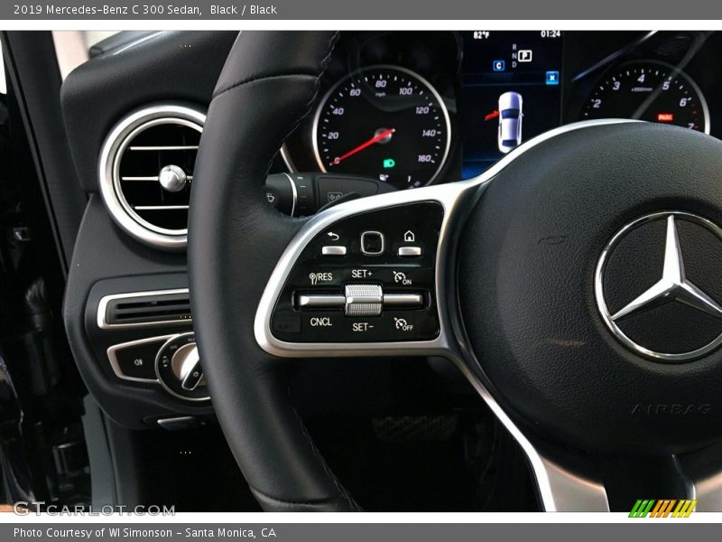 Black / Black 2019 Mercedes-Benz C 300 Sedan