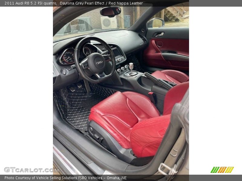  2011 R8 5.2 FSI quattro Red Nappa Leather Interior