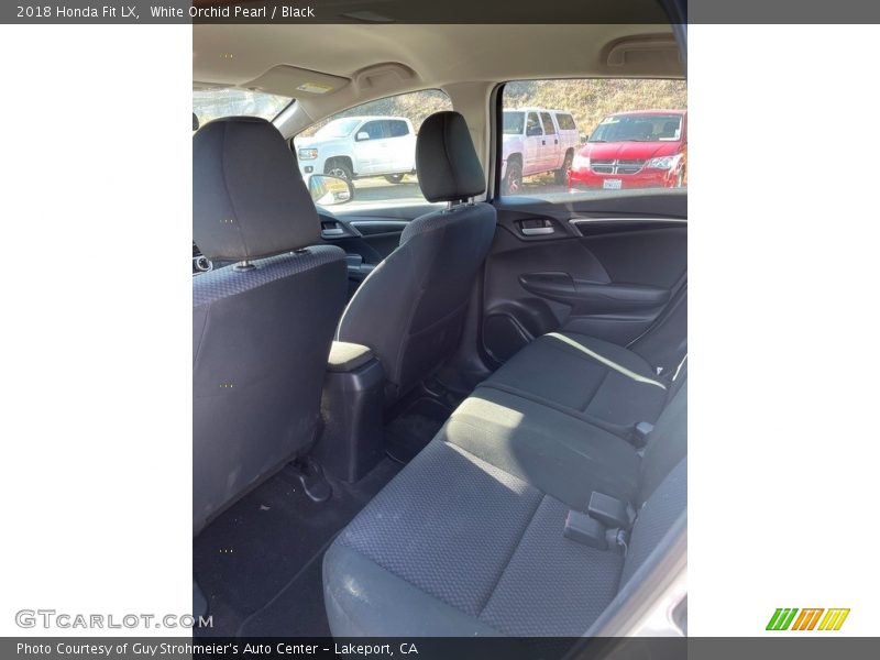 White Orchid Pearl / Black 2018 Honda Fit LX