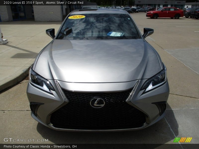 Atomic Silver / Circuit Red 2020 Lexus ES 350 F Sport