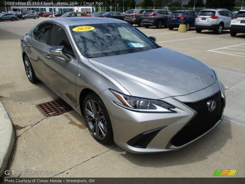 Atomic Silver / Circuit Red 2020 Lexus ES 350 F Sport