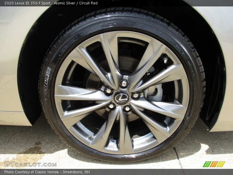 Atomic Silver / Circuit Red 2020 Lexus ES 350 F Sport
