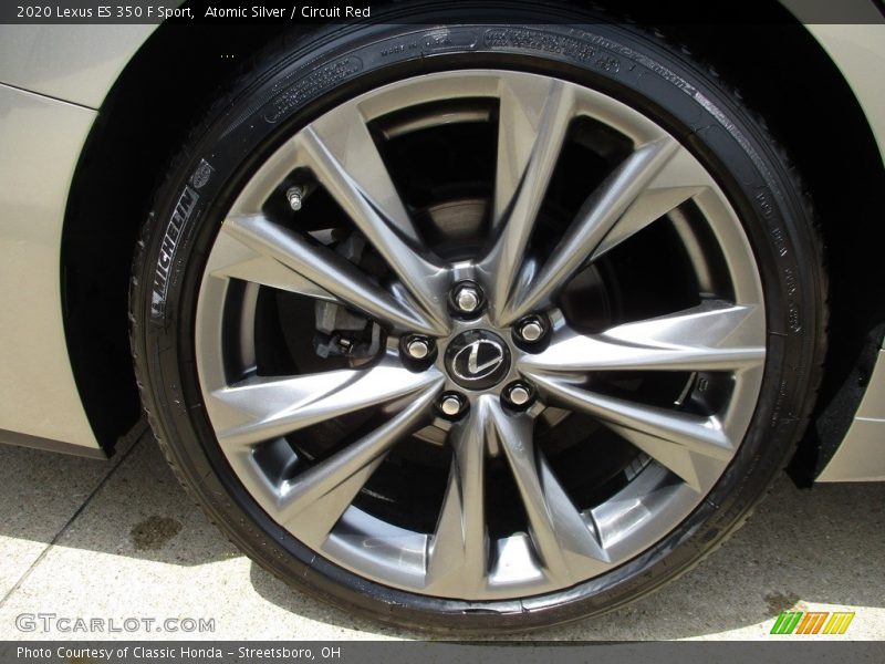 Atomic Silver / Circuit Red 2020 Lexus ES 350 F Sport