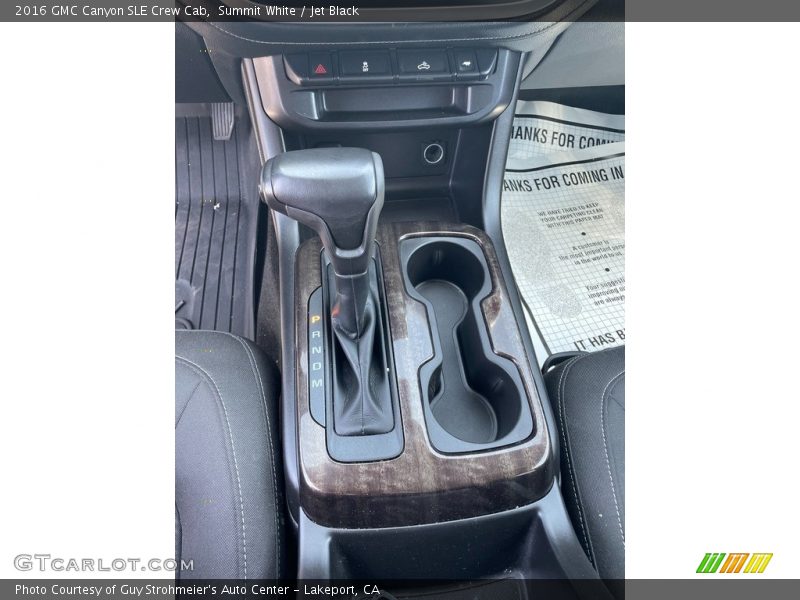 Summit White / Jet Black 2016 GMC Canyon SLE Crew Cab