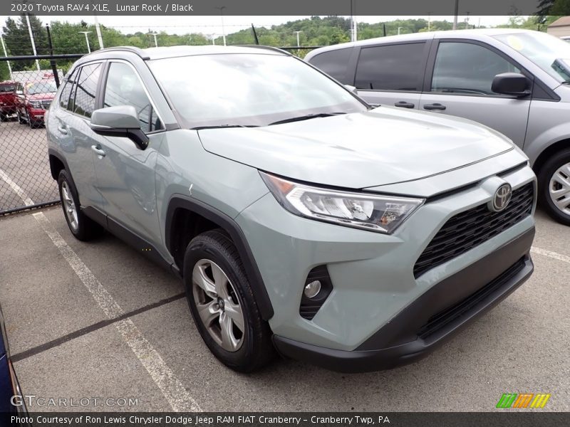 Lunar Rock / Black 2020 Toyota RAV4 XLE