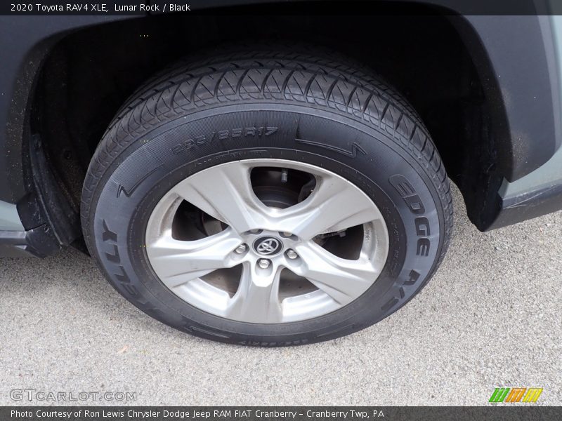 Lunar Rock / Black 2020 Toyota RAV4 XLE