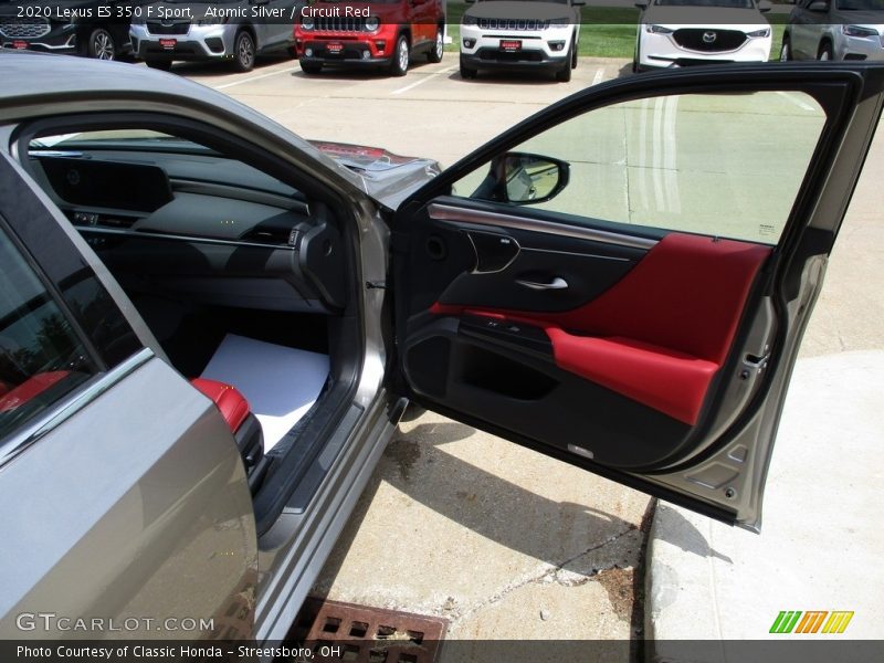 Atomic Silver / Circuit Red 2020 Lexus ES 350 F Sport