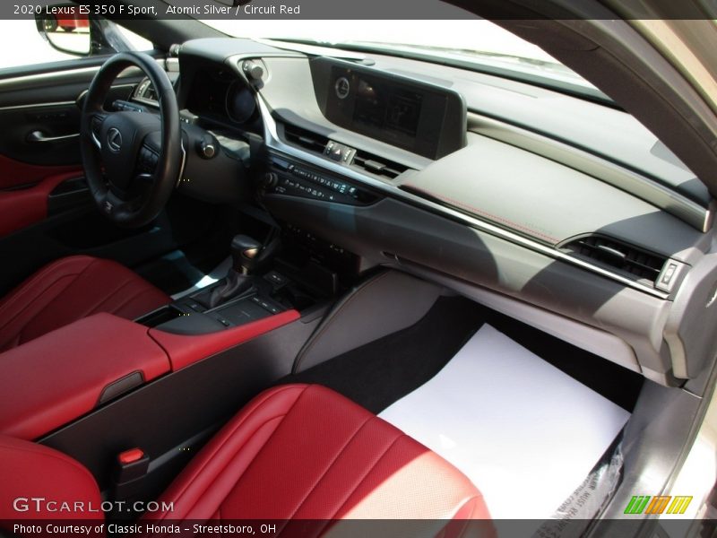 Atomic Silver / Circuit Red 2020 Lexus ES 350 F Sport