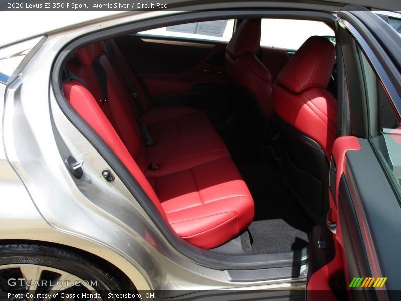 Atomic Silver / Circuit Red 2020 Lexus ES 350 F Sport
