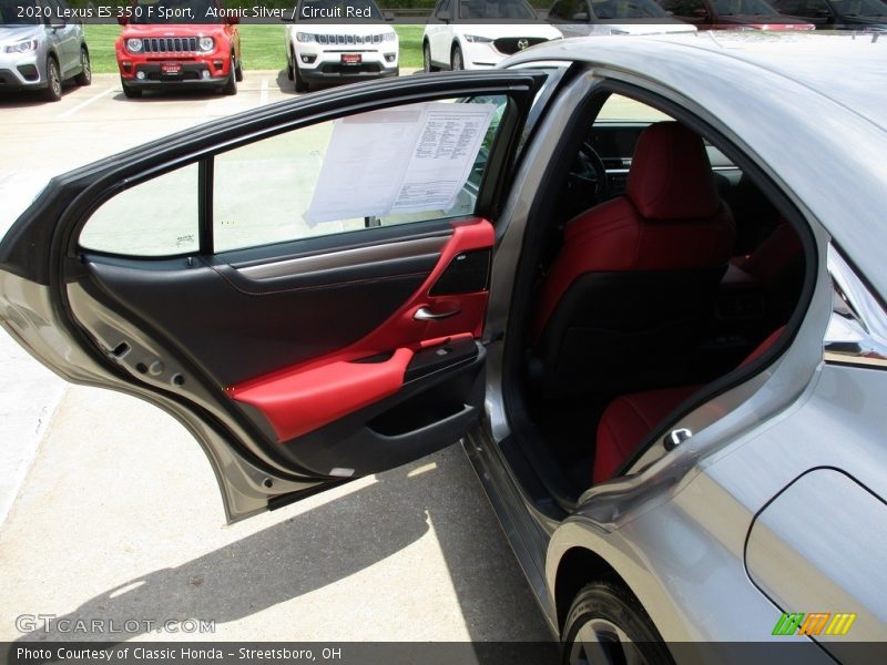 Atomic Silver / Circuit Red 2020 Lexus ES 350 F Sport