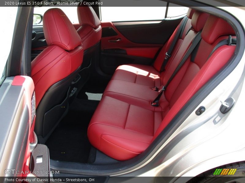 Atomic Silver / Circuit Red 2020 Lexus ES 350 F Sport