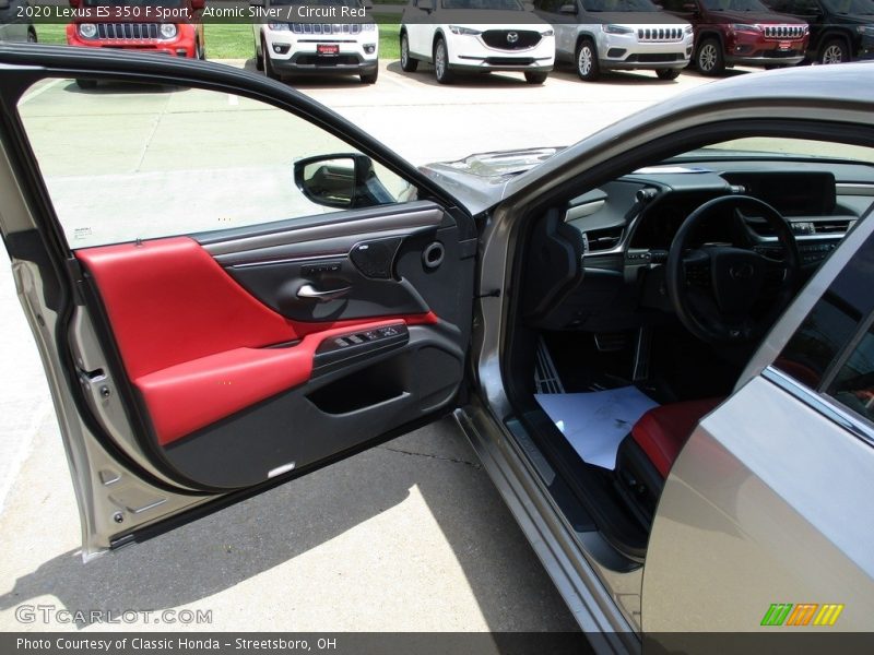 Atomic Silver / Circuit Red 2020 Lexus ES 350 F Sport