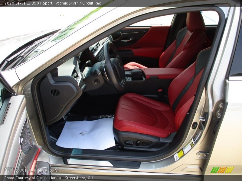 Atomic Silver / Circuit Red 2020 Lexus ES 350 F Sport