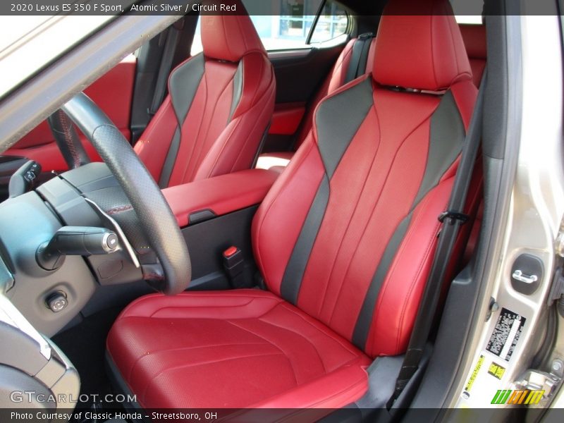 Atomic Silver / Circuit Red 2020 Lexus ES 350 F Sport