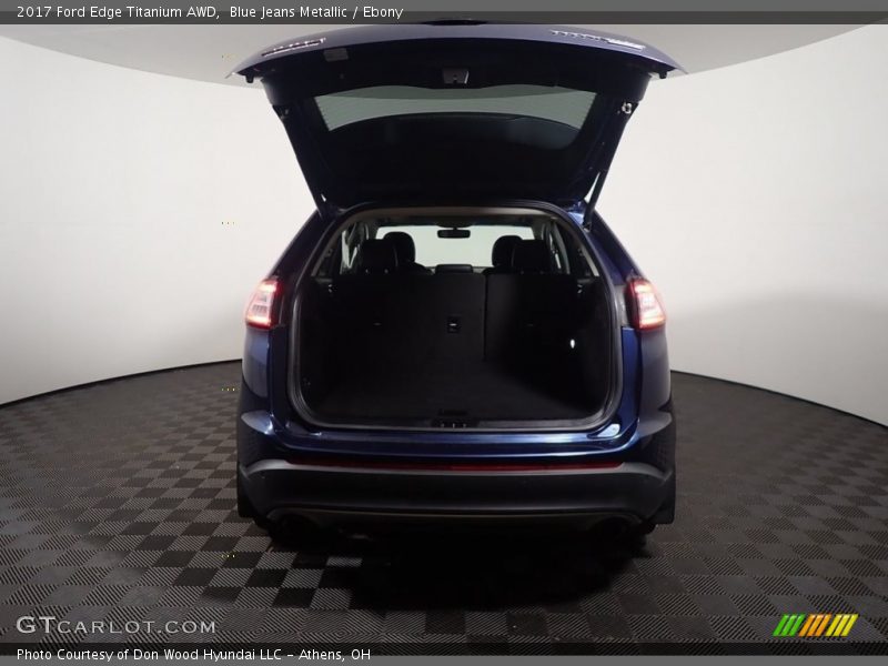 Blue Jeans Metallic / Ebony 2017 Ford Edge Titanium AWD