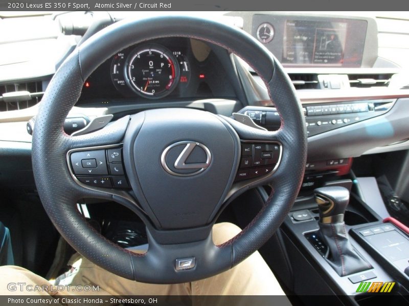 Atomic Silver / Circuit Red 2020 Lexus ES 350 F Sport