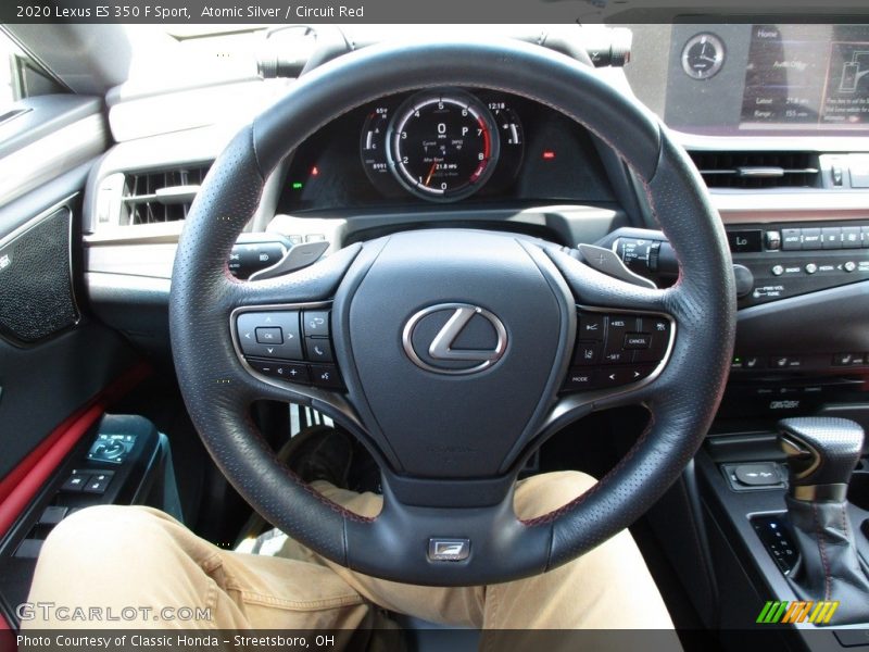 Atomic Silver / Circuit Red 2020 Lexus ES 350 F Sport