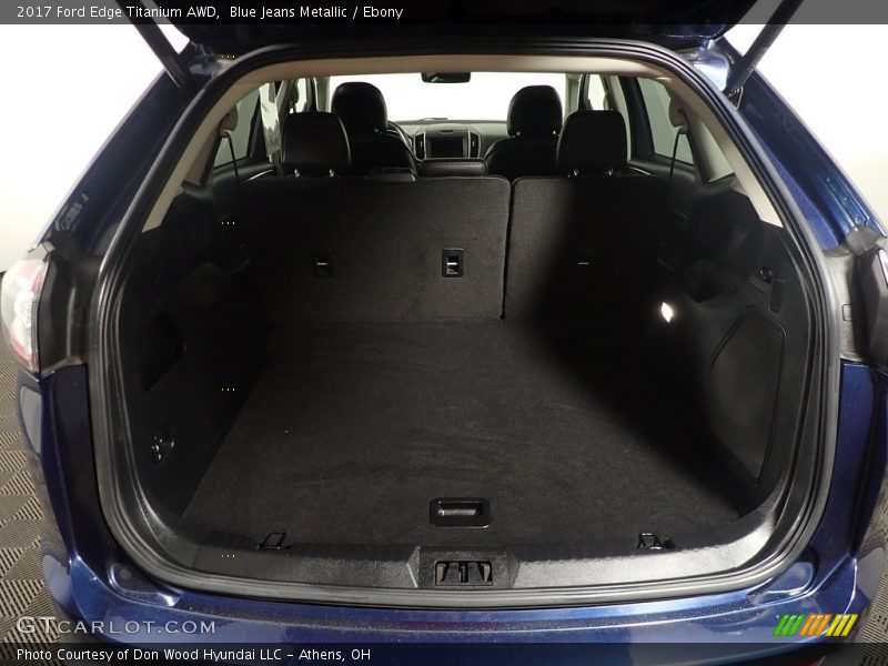 Blue Jeans Metallic / Ebony 2017 Ford Edge Titanium AWD