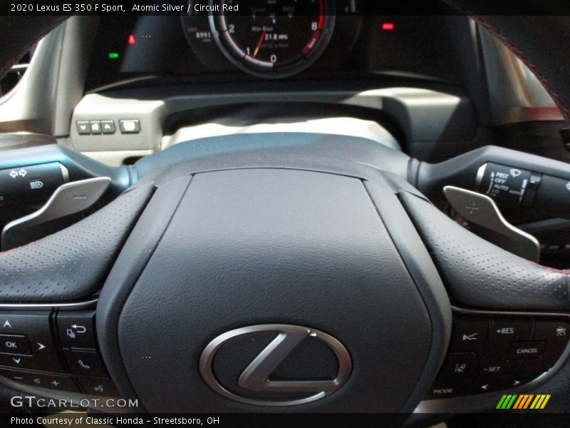 Atomic Silver / Circuit Red 2020 Lexus ES 350 F Sport