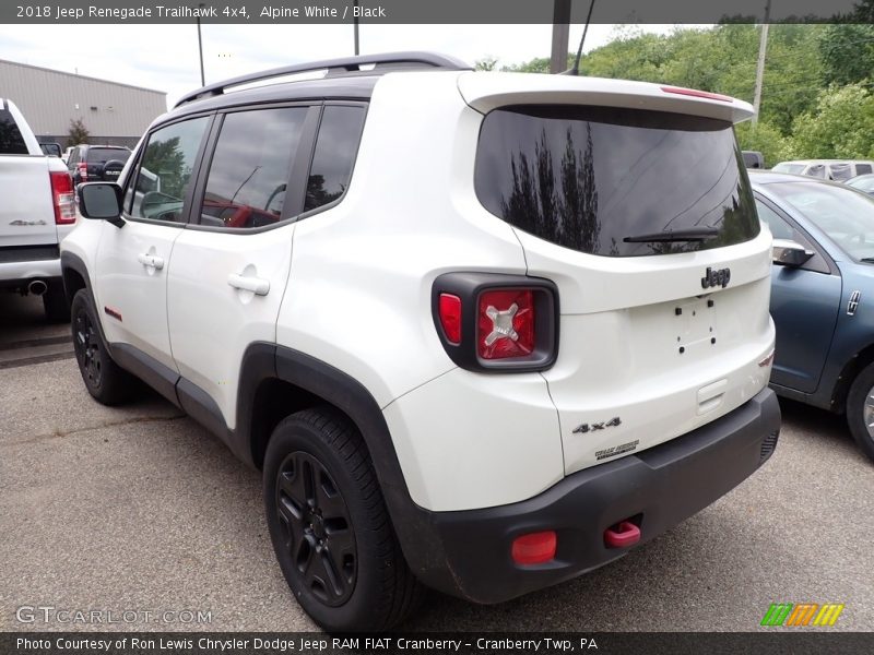 Alpine White / Black 2018 Jeep Renegade Trailhawk 4x4