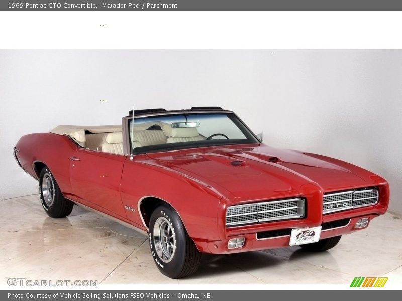 Front 3/4 View of 1969 GTO Convertible