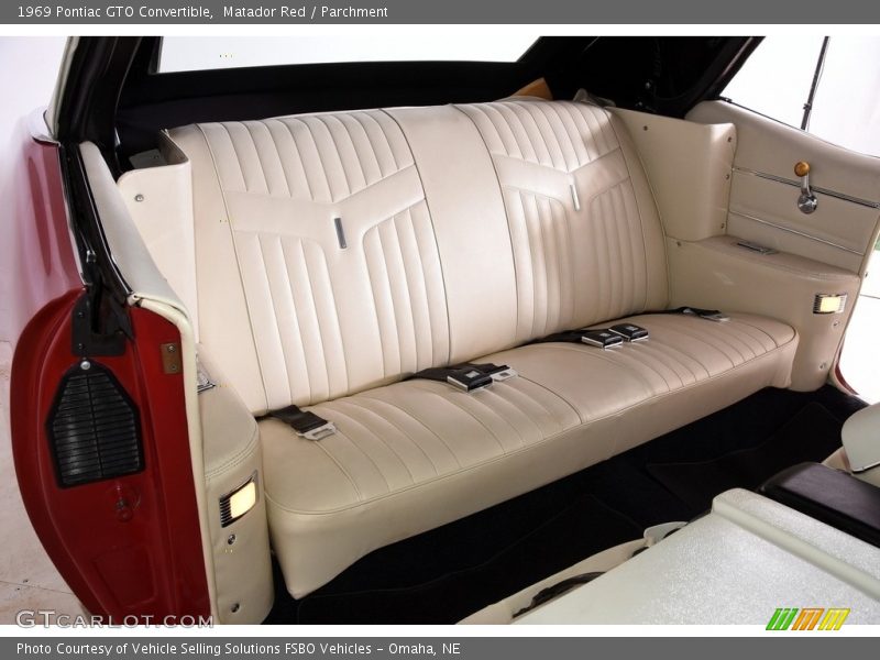 Rear Seat of 1969 GTO Convertible
