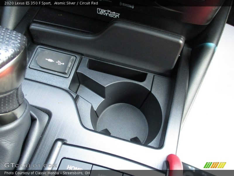 Atomic Silver / Circuit Red 2020 Lexus ES 350 F Sport
