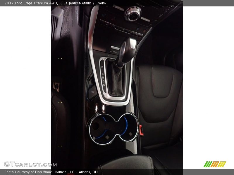 Blue Jeans Metallic / Ebony 2017 Ford Edge Titanium AWD