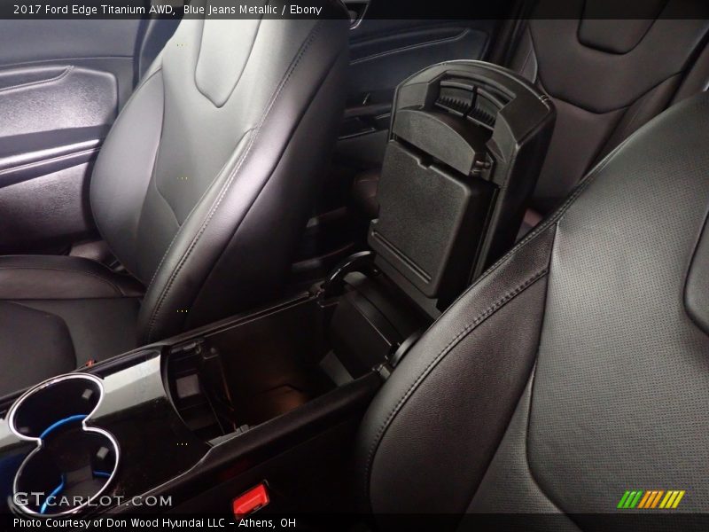 Blue Jeans Metallic / Ebony 2017 Ford Edge Titanium AWD
