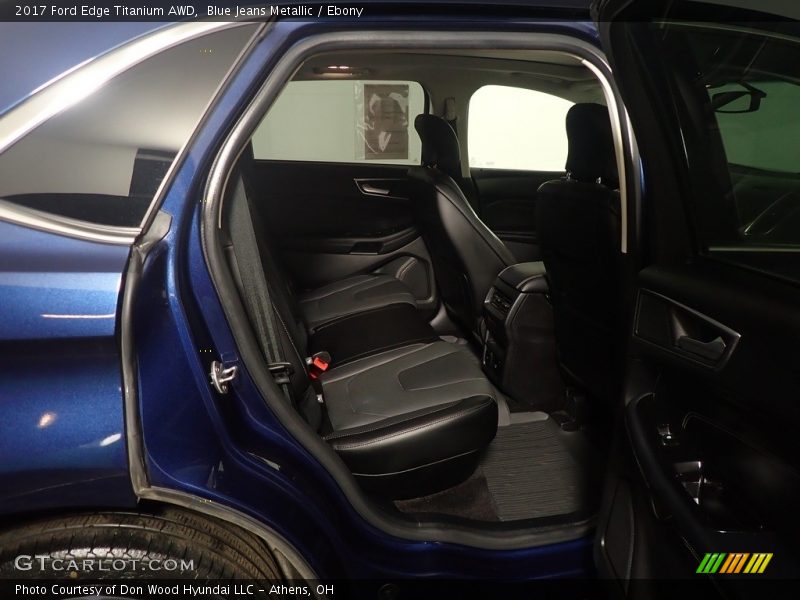 Blue Jeans Metallic / Ebony 2017 Ford Edge Titanium AWD