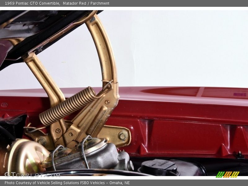 Matador Red / Parchment 1969 Pontiac GTO Convertible